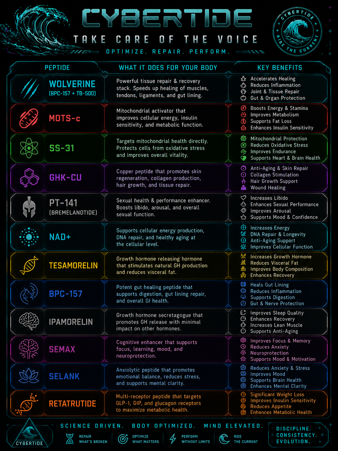 Cyberpunk benefits poster